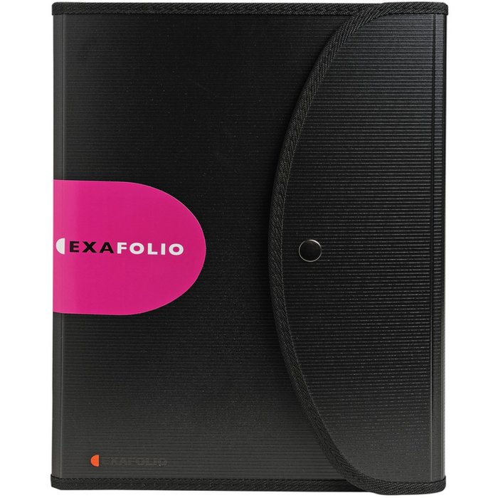 Exacompta Carpeta A4 Exafolio 6 piezas negro