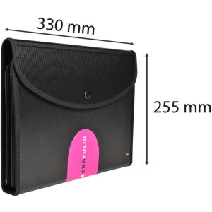 Exacompta Carpeta A4 Exafolio 6 piezas negro