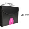 Exacompta Carpeta A4 Exafolio 6 piezas negro