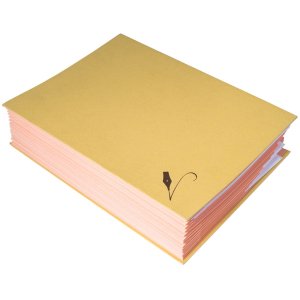 Carpeta de firmas 22209E - 20 compartimentos Kraft marrón