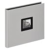 Walther Álbum de fotos NEGRO BLANCO gris 26x25 cm 50 páginas negras