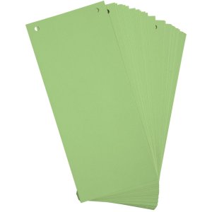 Separador tiras reciclaje 190g verde