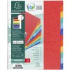 Índice A4 XXL Manila de color 12 unid.
