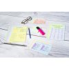 Tarjetas de índice sin perforar, DIN A8 52x74mm, 205g, cuadriculadas Blanco