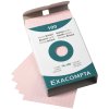Paquete de 100 fichas sin perforar, DIN A7 74x105mm, 205g, forradas Rosa