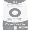 Paquete de 100 fichas sin perforar DIN A6 105x148mm 205g a cuadros blanco