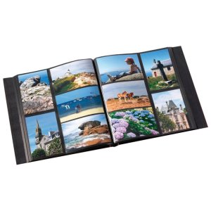 Walther Stock Album GRINDY blanco 400 fotos 10x15 cm páginas negras