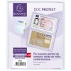 Paquete de 10 fundas protectoras para tarjetas de crédito y de visita de PVC liso 150µ, 64x110 mm