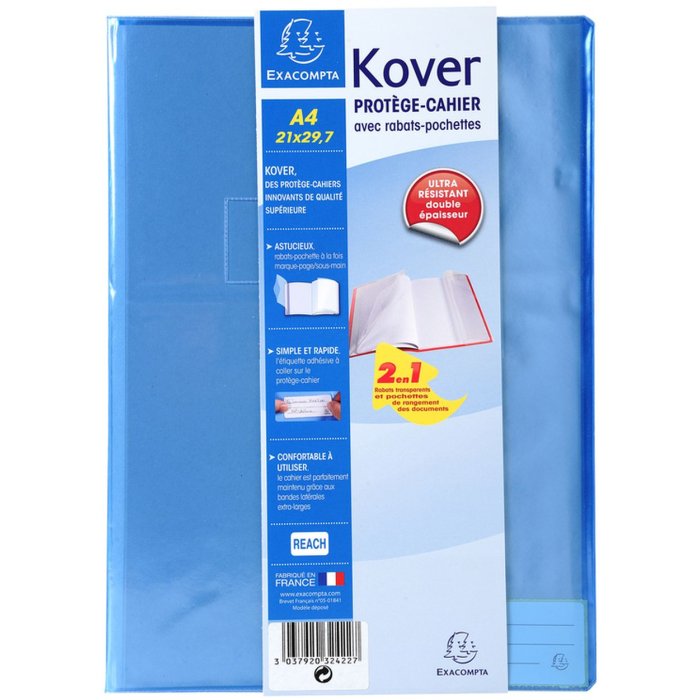 Tapa de cuaderno Kover A4 surtido