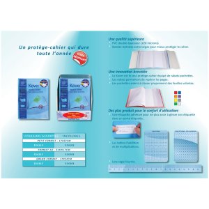 Tapa de cuaderno Kover A4 surtido