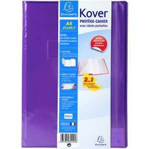 Tapa de cuaderno Kover A4 surtido