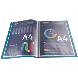 Carpeta A4 10 fundas verde