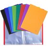Carpeta expositora A4 20 bolsillos 8 colores surtidos