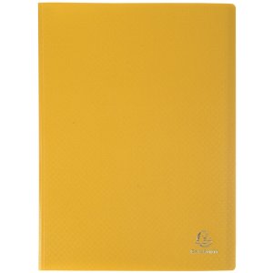 Carpeta transparente de PP blando de 300µ con 80 bolsillos granulados, opaca, para formato DIN A4 Colores surtidos