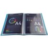 Carpeta de visualización de PP 800µ resistente con 30 bolsillos Linicolor, para formato DIN A4 colores surtidos