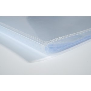 Carpeta expositora PP 500µ con 20 bolsillos Krea Cover, A4 cristal