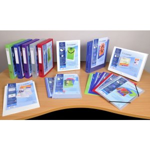 Carpeta expositora PP 500µ con 20 bolsillos Krea Cover, A4 cristal
