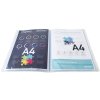 Carpeta expositora PP 500µ con 20 bolsillos Krea Cover, A4 cristal