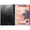 Exacompta carpeta transparente con tapa blanda 50 fundas VEGA opaca A4 negra