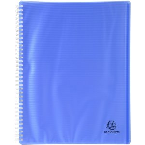 Exacompta 56172E Carpeta espiral 30 bolsillos Linicolor DIN A4 colores surtidos