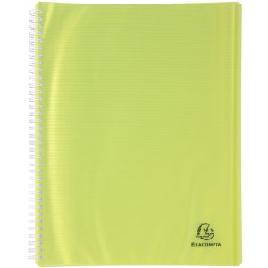 Exacompta 56172E Carpeta espiral 30 bolsillos Linicolor DIN A4 colores surtidos