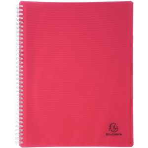 Exacompta 56172E Carpeta espiral 30 bolsillos Linicolor DIN A4 colores surtidos