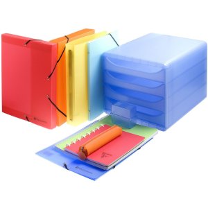 Tarjetero 16 bolsillos para 96 tarjetas Linicolor, 12x18,5cm colores surtidos