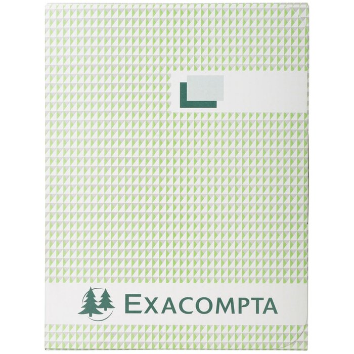 Bloc de notas con cubierta de lino plastificado, DIN A4, 150 hojas, 110 g, a cuadros