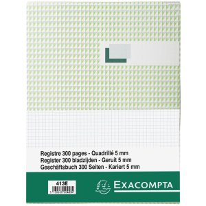 Bloc de notas con cubierta de lino plastificado, DIN A4, 150 hojas, 110 g, a cuadros