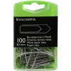Caja de 100 clips metálicos, 30 mm Plata