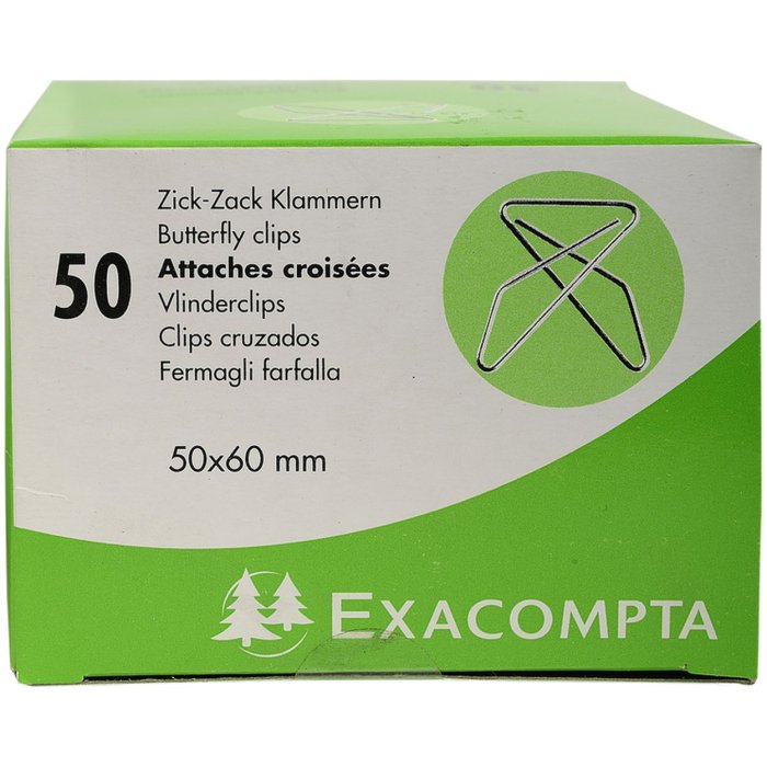 Exacompta Grapas Zig-Zag 50x60 mm 50 unidades