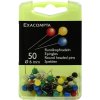 Agujas cabeza redonda blister 50 unidades colores surtidos