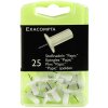 Chinchetas blister 25 unidades blanco