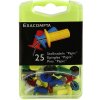 Alfileres de tablero blister 25 unidades colores surtidos