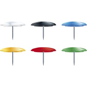 Exacompta chinchetas Ø10 mm surtidas 40 piezas