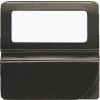Paquete de 25 pestañas para tarjetas con ventana, 25 mm Negro