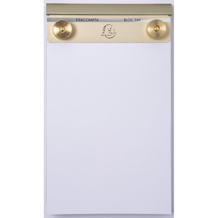 Almohadilla FAF con inserto en blanco, 18,5x11,5cm