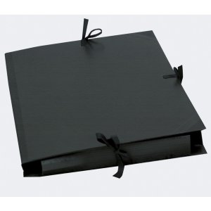 Carpeta de dibujo KRAFT negra en 32x45 cm