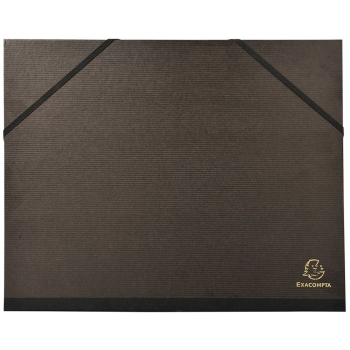 Carpeta de dibujo KRAFT negra en 26x33 cm