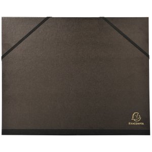Carpeta de dibujo KRAFT negra en 26x33 cm