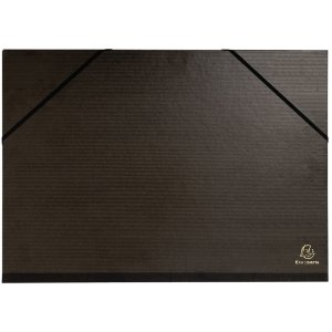 Carpeta de dibujo 32x45 cordón elástico negro