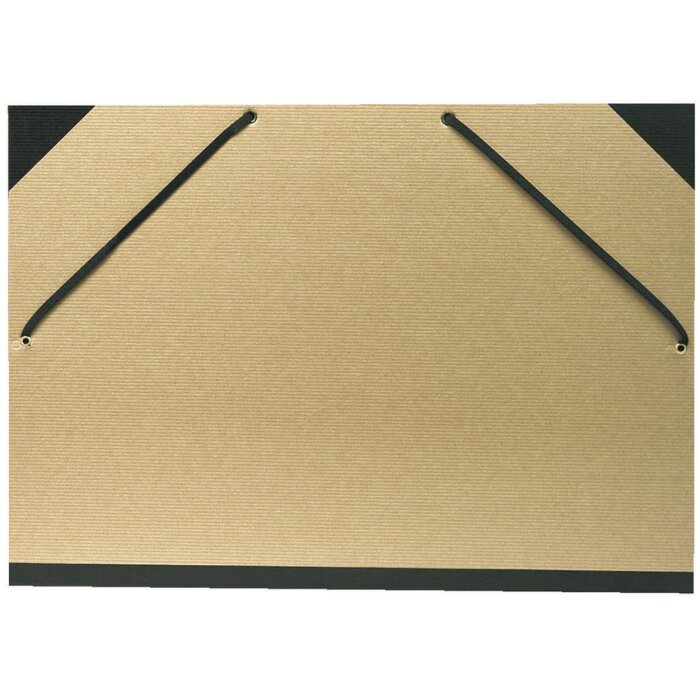 Estuche de dibujo 32x45 cm Kraft elástico Natural