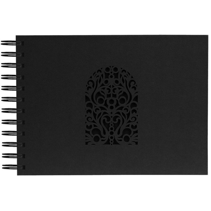 Álbum de espiral Colores, 50 páginas, 23x16cm Negro