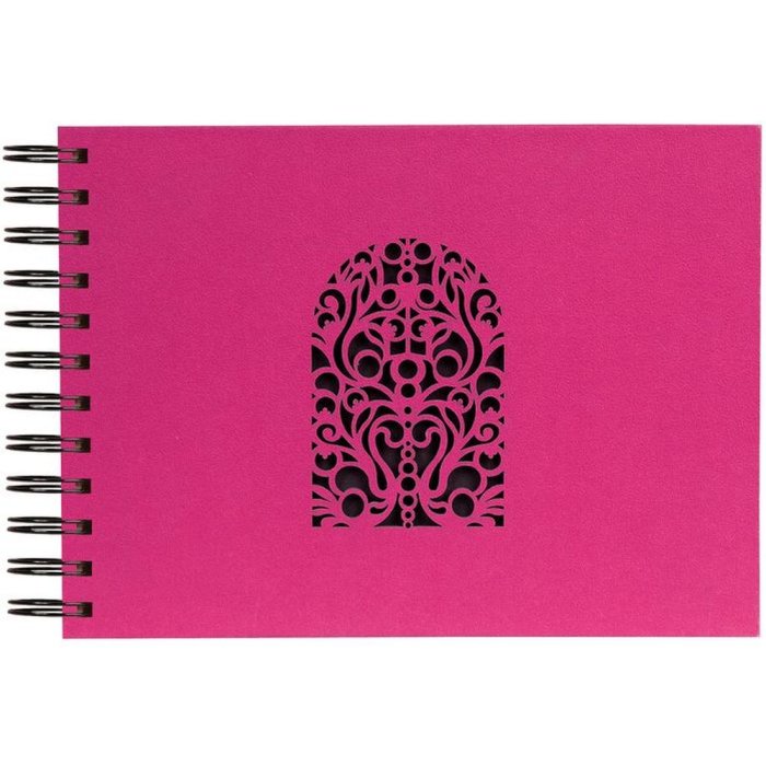 Álbum espiral Colores, 50 páginas, 23x16cm Fucsia