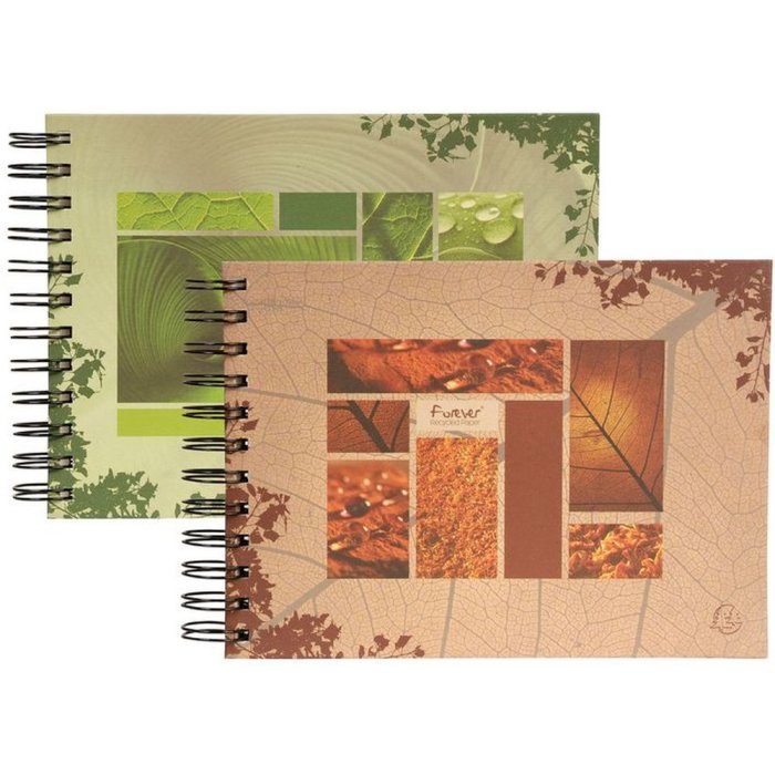 Exacompta Álbum espiral Forever Rain 23x16 cm 50 páginas blancas
