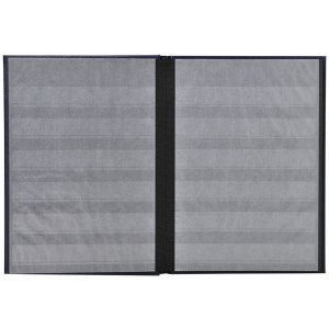 Exacompta álbum de sellos 32 páginas negro rojo 16,5x22,5 cm