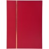 Exacompta álbum de sellos 32 páginas negro rojo 16,5x22,5 cm