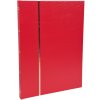 Exacompta álbum de sellos 32 páginas negro rojo 16,5x22,5 cm