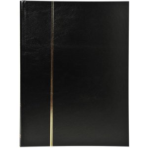 Álbum de sellos 16 páginas negro 22,5x30,5 cm