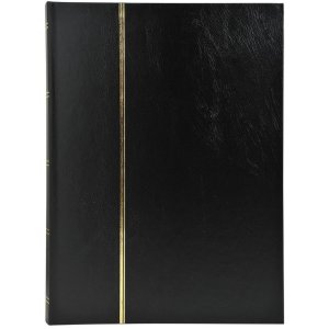 Álbum de sellos 16 páginas negro 22,5x30,5 cm